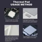 Maxtor AP-12 High-Performance Silicone Thermal Pad, 14.8W/m·K Thermal Conductivity, 120 × 20 × 0.5mm, Electrically Insulating, Cut-to-Fit for GPU VRAM, VRM, SSD & Laptop Cooling | Grey - Image 10