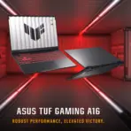 ASUS TUF Gaming A16: AMD Ryzen 7 260 | 16GB DDR5-5600 RAM ; 512GB NVMe | RTX 5070 (8GB) | 16-inch FHD+ IPS 144Hz Display | Backlit Chiclet Keyboard 1-Zone RGB | Windows 11 | JAEGER GREY ● FA608UMI-R7165W - Image 2