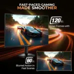 AOC 22B30HM2 21.5-inch FHD Monitor, 21.5-inch VA Panel, 120Hz Refresh Rate, 1ms MPRT / 4ms GtG, Adaptive Sync, 1920×1080, 3000:1 Contrast, HDMI/VGA, VESA 100×100, Tilt Stand, Frameless | 22B30HM2/89 ● BLACK - Image 3