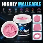 Maxtor AP-306 Pink Thermal Putty 100g, 11.5W/m·K High-Conductivity Non-Curing Gap Filler, Electrically Insulating, Compressible Cooling Material for GPU VRAM, VRM, SSD, Laptop & Console - Image 6