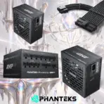 Phanteks AMP GH 1200W Black Fully Modular PSU, 80 PLUS Platinum, ATX 3.1, PCIe 5.1, 600W 12V-2×6, 120mm HDB Hybrid Fan, 140mm Compact Depth, Textured Cables, Gold-Plated Terminals - Image 8