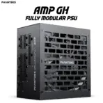 Phanteks AMP GH 1200W Black Fully Modular PSU, 80 PLUS Platinum, ATX 3.1, PCIe 5.1, 600W 12V-2×6, 120mm HDB Hybrid Fan, 140mm Compact Depth, Textured Cables, Gold-Plated Terminals - Image 2