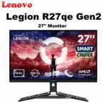 Lenovo Legion R27qe Gen 2 27″ QHD IPS Gaming Monitor, 200Hz DP, 0.5ms MPRT, HDR10, AMD FreeSync Premium, 400 Nits, 99% sRGB, 90% DCI-P3, HDMI 2.1, DP 1.4, Pivot Stand | Raven Black - Image 2