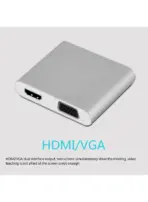 Onten OTN-9167 USB Female to HDMI / VGA Converter for iPhone and Android, 1080p HD - Image 2