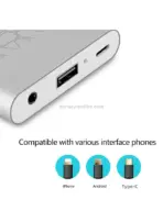 Onten OTN-9167 USB Female to HDMI / VGA Converter for iPhone and Android, 1080p HD - Image 7