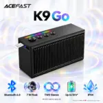 ACEFAST K9 Go Portable Wireless Speaker with RGB Light Strips, 40 mm Driver, 5 W Rated / 7 W Peak Output, Bluetooth 6.0, TWS, ENC, 1,200 mAh Battery, IPX4