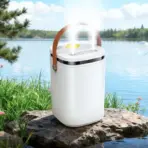 HOCO HX35 White Ultrasonic Humidifier with 2 L Tank, Dual-Spray Nano Mist, 3 Modes, Up to 30-Hour Runtime, Under 36 dB, USB-C - Image 2