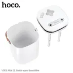 HOCO HX35 White Ultrasonic Humidifier with 2 L Tank, Dual-Spray Nano Mist, 3 Modes, Up to 30-Hour Runtime, Under 36 dB, USB-C - Image 6