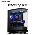 Phanteks Evolv X2 Mid-Tower Gaming Case, Tempered Glass, E-ATX, Back-Connect Ready, 360mm Top Radiator, 380mm GPU, 170mm CPU Cooler, USB-C 3.2 Gen 2x2 | BLACK  - Image 2