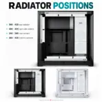 Phanteks NV9 MKII  Full-Tower Gaming Case, Panoramic Tempered Glass, E-ATX/Rear-Connect, 12×120mm Fan Support, 420mm Radiators, 490mm GPU, Built-In D-RGB | BLACK - Image 10