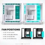 Phanteks NV9 MKII  Full-Tower Gaming Case, Panoramic Tempered Glass, E-ATX/Rear-Connect, 12×120mm Fan Support, 420mm Radiators, 490mm GPU, Built-In D-RGB | BLACK - Image 11