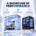 Phanteks NV9 MKII  Full-Tower Gaming Case, Panoramic Tempered Glass, E-ATX/Rear-Connect, 12×120mm Fan Support, 420mm Radiators, 490mm GPU, Built-In D-RGB | BLACK - Image 4