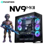 Phanteks NV9 MKII  Full-Tower Gaming Case, Panoramic Tempered Glass, E-ATX/Rear-Connect, 12×120mm Fan Support, 420mm Radiators, 490mm GPU, Built-In D-RGB | BLACK - Image 2