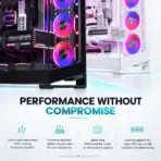 Phanteks NV7 Full-Tower Gaming Case, Panoramic Tempered Glass, E-ATX, 12×120mm Fan Support, Triple 360mm Radiators, 450mm GPU, Built-In D-RGB | BLACK - Image 5