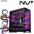 Phanteks NV7 Full-Tower Gaming Case, Panoramic Tempered Glass, E-ATX, 12×120mm Fan Support, Triple 360mm Radiators, 450mm GPU, Built-In D-RGB | BLACK - Image 2