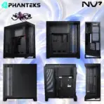 Phanteks NV7 Full-Tower Gaming Case, Panoramic Tempered Glass, E-ATX, 12×120mm Fan Support, Triple 360mm Radiators, 450mm GPU, Built-In D-RGB | BLACK - Image 13