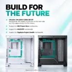 Phanteks NV5 MKII  Mid-Tower Gaming Case, Panoramic Tempered Glass, Rear-Connect E-ATX, Dual 360mm Radiators, 8×120mm Fans, 440mm GPU, Built-In D-RGB | BLACK - Image 6