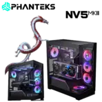 Phanteks NV5 MKII  Mid-Tower Gaming Case, Panoramic Tempered Glass, Rear-Connect E-ATX, Dual 360mm Radiators, 8×120mm Fans, 440mm GPU, Built-In D-RGB | BLACK - Image 2