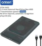 ONTEN OTN-UHD2 Transparent USB 3.0 Enclosure for 2.5-Inch SATA I/II/III HDDs and SSDs, Tool-Free Plug-and-Play, Up to 5 Gbps with UASP - Image 2