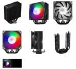 Phanteks Polar ST5 CPU Air Cooler, 5×6mm Copper Heatpipes, 120mm M25 D-RGB PWM Fan, 2000 RPM, 84.26 CFM, 154mm, AMD AM4/AM5 & Intel LGA1700 | BLACK - Image 10