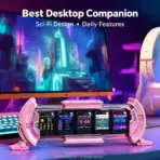 Divoom TimesGate II Cyberpunk Smart Pixel Display, 5 × 1.44" LCD 128×128 Screens, 2.4GHz Wi-Fi, Custom GIF/Pixel Art, Live Clock/Weather/Social Stats, RGB Ambient Lighting, iOS/Android App, USB-C Powered – Pink - Image 6