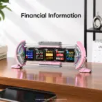 Divoom TimesGate II Cyberpunk Smart Pixel Display, 5 × 1.44" LCD 128×128 Screens, 2.4GHz Wi-Fi, Custom GIF/Pixel Art, Live Clock/Weather/Social Stats, RGB Ambient Lighting, iOS/Android App, USB-C Powered – Pink - Image 12