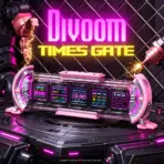 Divoom TimesGate II Cyberpunk Smart Pixel Display, 5 × 1.44" LCD 128×128 Screens, 2.4GHz Wi-Fi, Custom GIF/Pixel Art, Live Clock/Weather/Social Stats, RGB Ambient Lighting, iOS/Android App, USB-C Powered – Pink - Image 2