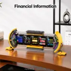 Divoom TimesGate II Cyberpunk Smart Pixel Display, 5 × 1.44" LCD 128×128 Screens, 2.4GHz Wi-Fi, Custom Pixel Art & Live Widgets, 45-LED RGB Lighting, 12 Effects, iOS/Android App, USB-C Powered – Yellow - Image 10