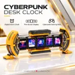 Divoom TimesGate II Cyberpunk Smart Pixel Display, 5 × 1.44" LCD 128×128 Screens, 2.4GHz Wi-Fi, Custom Pixel Art & Live Widgets, 45-LED RGB Lighting, 12 Effects, iOS/Android App, USB-C Powered – Yellow - Image 12