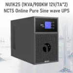 NCTS 1KVA Online Pure Sine Wave Tower UPS – 900W Power, 24V Internal Battery, 0ms Transfer Time, RS232/485 Monitoring, Compact Tower Reliability | NU1K2S