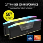 CORSAIR VENGEANCE RGB DDR5 RAM 64GB Kit (2x 32GB) 6000MHz CL30 1.40V (PC5 48000) 288-Pin AMD EXPO / Intel XMP 3.0 Compatible Computer Memory | Grey CMH64GX5M2M6000Z30 - Image 3