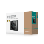 DeepCool PN1200M ATX 3.1 1200W Power Supply, 80 Plus Gold, Cybernetics Gold  PCIe 5.1 12V-2x6 Cable, Fully Sleeved Cables, 135mm FDB Fan, Japanese Capacitor | BLACK - Image 19