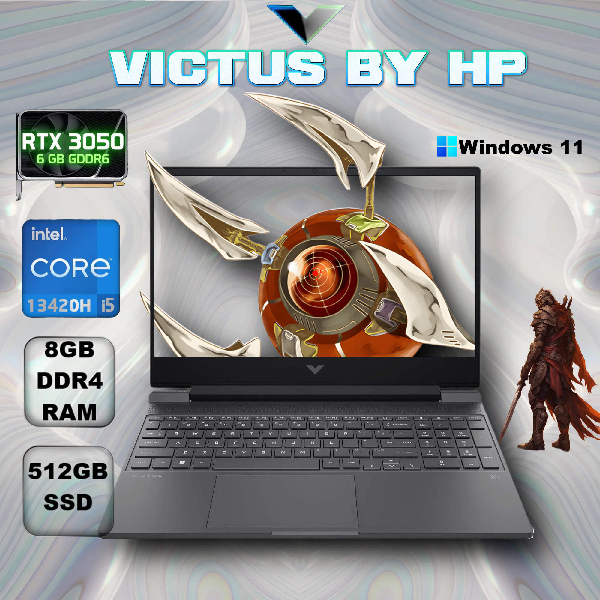 Victus-by-HP-15.6-inch-Gaming-Laptop-PC-15-fa2013dx-2.webp Victus by HP Intel® Core™ i5-13420H | 8GB DDR4 RAM , 512GB NVMe SSD | RTX™ 3050 , 6GB | 15.6-inch FHD 144 Hz IPS Display | Backlit Keyboard | Windows 11 | Moonstone Grey 15-fa2013dx - Image 1