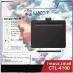 Wacom Intuos S Black with Bluetooth – Drawing Tablet with Pen, Stylus Battery-free & Pressure-sensitive, Compatible with Windows, Mac & Android, Perfect Tablet for Drawing, Graphics or Remote Working