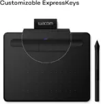Wacom Intuos S Black with Bluetooth – Drawing Tablet with Pen, Stylus Battery-free & Pressure-sensitive, Compatible with Windows, Mac & Android, Perfect Tablet for Drawing, Graphics or Remote Working - Image 5