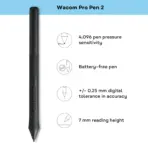 Wacom Intuos S Black with Bluetooth – Drawing Tablet with Pen, Stylus Battery-free & Pressure-sensitive, Compatible with Windows, Mac & Android, Perfect Tablet for Drawing, Graphics or Remote Working - Image 7