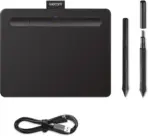 Wacom Intuos S Black with Bluetooth – Drawing Tablet with Pen, Stylus Battery-free & Pressure-sensitive, Compatible with Windows, Mac & Android, Perfect Tablet for Drawing, Graphics or Remote Working - Image 9