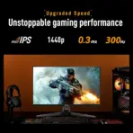 ASUS TUF Gaming VG27AQM5A-P 27" QHD 300Hz Fast IPS Monitor , 0.3ms GTG , ELMB Sync , 95% DCI-P3 , HDR10 , G-SYNC Compatible , FreeSync Premium , Dual 2W Speakers , Gaming AI &  Shadow Boost | No Stand Included - Image 4