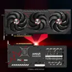 SAPPHIRE PULSE AMD Radeon RX 9070 XT GPU – 16GB GDDR6, 2970MHz Boost Clock, RDNA 4, 64MB Infinity Cache, Ray Tracing, AI Acceleration, Free Flow Cooling, PCIe 5.0 , 2x HDMI®  2x DisplayPort™ 2.1a | BLACK | 1 YEAR WARRANTY - Image 12