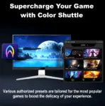 BenQ MOBIUZ EX251 | 25 inch FHD 220Hz Gaming Monitor with 1ms GTG, AMD FreeSync, HDR, Eye-Care Tech, USB Hub & Built-in Speakers – Console & PC Ready | WHITE - Image 4
