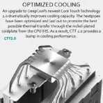 DeepCool AG620 ARGB Dual Tower CPU Cooler With 260W TDP, 6 Copper Heat Pipes, Dual 120mm Hydro Bearing Fans, Addressable RGB Lighting, Core Touch 2.0, LGA1851 & AM5 Support | BLACK  - Image 6