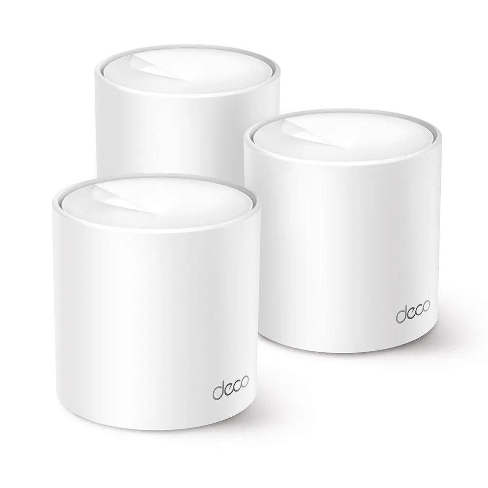 deco_x103-pack_01.webp TP-LINK AX1500 Whole Home Mesh Wi-Fi 6 System Deco X10, Pack of 3 , Dual Band, OFDMA & MU-MIMO - Image 1