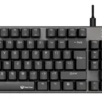 MEETION MK008 PRO TKL Mechanical Gaming Keyboard | 87-Key, RGB Backlit, Hot-Swap Red Switches, Volume Knob, USB-C, Anti-Ghosting – Black - Image 6
