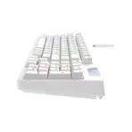 HAVIT Gaming Wired Keyboard KB885L, RGB 95 Keys, Gasket Structure, Hot-Swappable, NKRO, USB Mechanical Keyboard, 50M Keystroke Lifespan, Detachable Cable, Ergonomic Layout | WHITE - Image 2