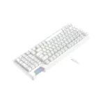 HAVIT Gaming Wired Keyboard KB885L, RGB 95 Keys, Gasket Structure, Hot-Swappable, NKRO, USB Mechanical Keyboard, 50M Keystroke Lifespan, Detachable Cable, Ergonomic Layout | WHITE - Image 3