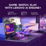 Lenovo AI-Powered LOQ 17IRX10 : Intel® Core i7-13650HX | 32GB DDR5 RAM , 512GB SSD NVMe | RTX 5060 (8GB) |  17.3-inch FHD IPS 165Hz | 24-Zone RGB Backlit, Ara/Eng Keyboard | DOS | Luna Grey - Image 2