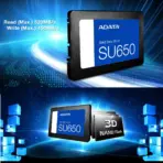 ADATA SU650 512GB SSD With 3D NAND, SATA 6Gb/s, Up To 520MB/s Read, 450MB/s Write, SLC Caching, ECC Support, SSD Toolbox & Cloning Utility Included - Image 2