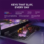 Lenovo AI-Powered LOQ 17IRX10 : Intel® Core i7-13650HX | 32GB DDR5 RAM , 512GB SSD NVMe | RTX 5060 (8GB) |  17.3-inch FHD IPS 165Hz | 24-Zone RGB Backlit, Ara/Eng Keyboard | DOS | Luna Grey - Image 7