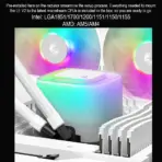 DeepCool LE360 WH V2 CPU Liquid Cooler 360mm Radiator With Frosted Pump 3x ARGB Fans Anti-Leak Tech PWM Control Intel LGA1851/1700/1200 AMD AM5/AM4 | WHITE - Image 5